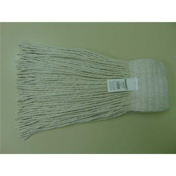 20 oz. 4 Ply, 5 in. Headband Natural Cotton Cut End Mop Head, 6PK